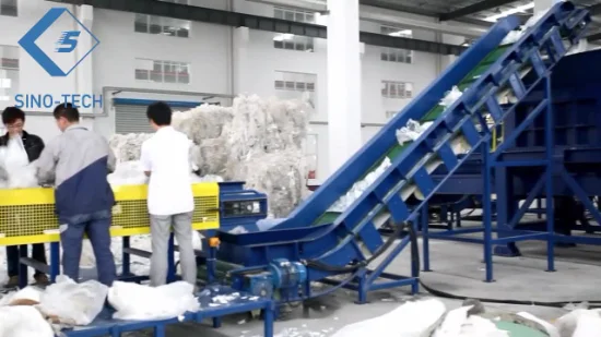 Jiangsu, China Perda de material Sacos de filme Reciclagem de plástico Máquina de lavar com fricção de baixa velocidade