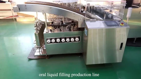Máquina de enchimento de líquidos orais totalmente automática Marya em indústrias farmacêuticas de alimentos e outras indústrias