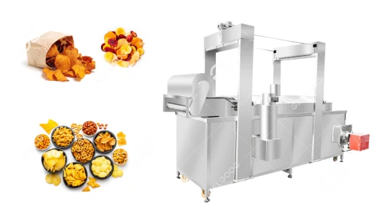 Máquina de Fritura automática de Nuggets de Frango Gari Amendoim Sementes de Abóbora Fritadeira de Nozes Fritadeira de Nuggets de Frango