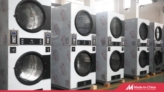 Cartões de tokens totalmente automáticos Máquina de lavar operada por moedas para lavanderia Lavanderia Lavadora de moedas Secadora